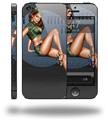 Bomber Pin Up Girl - Decal Style Vinyl Skin (fits Apple Original iPhone 5, NOT the iPhone 5C or 5S)