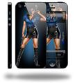 Police Dept Pin Up Girl - Decal Style Vinyl Skin (fits Apple Original iPhone 5, NOT the iPhone 5C or 5S)