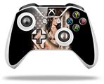 WraptorSkinz Decal Skin Wrap Set works with 2016 and newer XBOX One S / X Controller Ready For Action Pin Up Girl (CONTROLLER NOT INCLUDED)