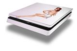 Vinyl Decal Skin Wrap compatible with Sony PlayStation 4 Slim Console Bunny Pin Up Girl (PS4 NOT INCLUDED)