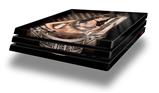 Vinyl Decal Skin Wrap compatible with Sony PlayStation 4 Pro Console Ready For Action Pin Up Girl (PS4 NOT INCLUDED)