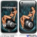 iPhone 3GS Skin - Eight Ball Pin Up Girl