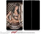 Ready For Action Pin Up Girl - Decal Style skin fits Zune 80/120GB  (ZUNE SOLD SEPARATELY)