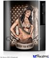 Sony PS3 Skin - Ready For Action Pin Up Girl