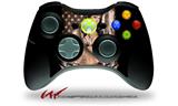 XBOX 360 Wireless Controller Decal Style Skin - Ready For Action Pin Up Girl (CONTROLLER NOT INCLUDED)