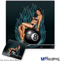 Decal Skin compatible with Sony PS3 Slim Eight Ball Pin Up Girl