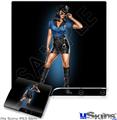 Decal Skin compatible with Sony PS3 Slim Police Dept Pin Up Girl