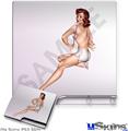 Decal Skin compatible with Sony PS3 Slim Bunny Pin Up Girl