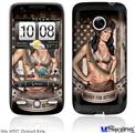 HTC Droid Eris Skin - Ready For Action Pin Up Girl