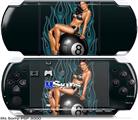 Sony PSP 3000 Skin - Eight Ball Pin Up Girl