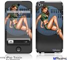 iPod Touch 4G Decal Style Vinyl Skin - Bomber Pin Up Girl
