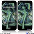 iPhone 4 Decal Style Vinyl Skin - Fairy Pin Up Girl (DOES NOT fit newer iPhone 4S)