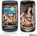 LG Vortex Skin - Ready For Action Pin Up Girl