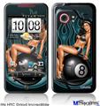 HTC Droid Incredible Skin - Eight Ball Pin Up Girl
