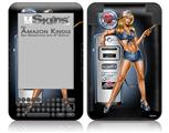 Filler Up Pin Up Girl - Decal Style Skin fits Amazon Kindle 3 Keyboard (with 6 inch display)