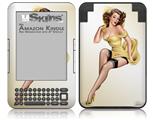 Rose Pin Up Girl - Decal Style Skin fits Amazon Kindle 3 Keyboard (with 6 inch display)