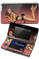 Smoke Pin Up Girl - Decal Style Skin fits Nintendo 3DS (3DS SOLD SEPARATELY)