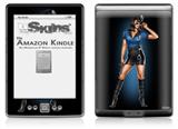 Police Dept Pin Up Girl - Decal Style Skin (fits 4th Gen Kindle with 6inch display and no keyboard)