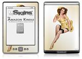 Rose Pin Up Girl - Decal Style Skin (fits 4th Gen Kindle with 6inch display and no keyboard)