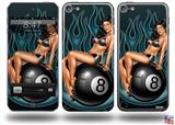 Eight Ball Pin Up Girl Decal Style Vinyl Skin - fits Apple iPod Touch 5G (IPOD NOT INCLUDED)