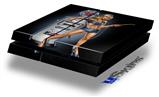 Vinyl Decal Skin Wrap compatible with Sony PlayStation 4 Original Console Filler Up Pin Up Girl (PS4 NOT INCLUDED)