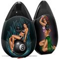 Skin Decal Wrap 2 Pack compatible with Suorin Drop Eight Ball Pin Up Girl VAPE NOT INCLUDED