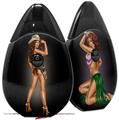 Skin Decal Wrap 2 Pack compatible with Suorin Drop Patty Pin Up Girl VAPE NOT INCLUDED