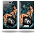 Eight Ball Pin Up Girl - Decal Style Skin (fits Nokia Lumia 928)