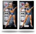 Filler Up Pin Up Girl - Decal Style Skin (fits Nokia Lumia 928)
