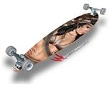 Ready For Action Pin Up Girl - Decal Style Vinyl Wrap Skin fits Longboard Skateboards up to 10"x42" (LONGBOARD NOT INCLUDED)