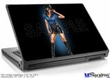 Laptop Skin (Large) - Police Dept Pin Up Girl