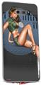 Skin Decal Wrap for LG V30 Bomber Pin Up Girl