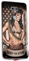 Skin Decal Wrap for LG V30 Ready For Action Pin Up Girl