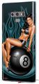 Decal style Skin Wrap compatible with Samsung Galaxy Note 9 Eight Ball Pin Up Girl