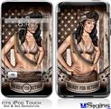 iPod Touch 2G & 3G Skin - Ready For Action Pin Up Girl