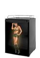 Kegerator Skin - Army Pin Up Girl (fits medium sized dorm fridge and kegerators)