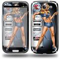 Filler Up Pin Up Girl - Decal Style Skin (fits Samsung Galaxy S III S3)